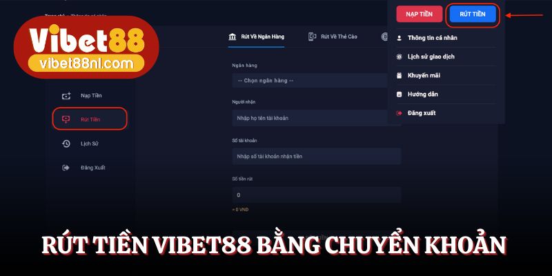 Thực hiện quy trình rút thưởng nhanh chóng qua banking